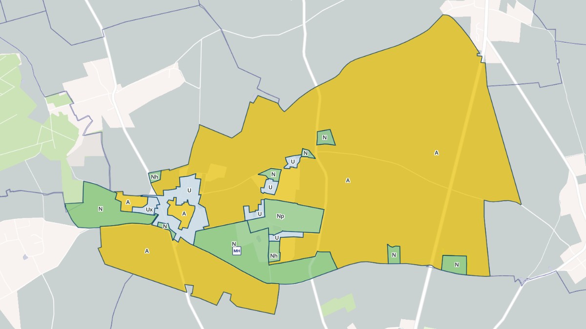 Aperçu cartographique de Le Troncq, centré sur la commune