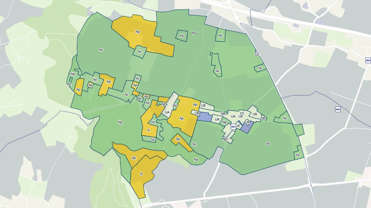 Aperçu cartographique de Valletot, centré sur la commune
