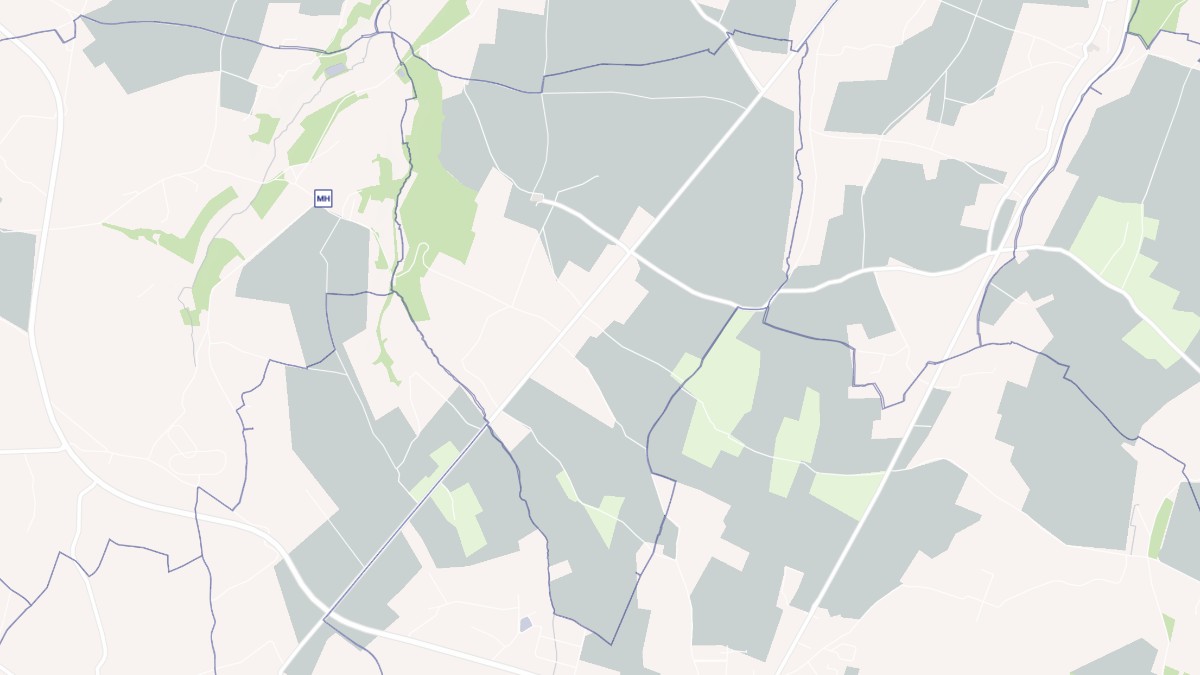 Aperçu cartographique de Vannecrocq, centré sur la commune