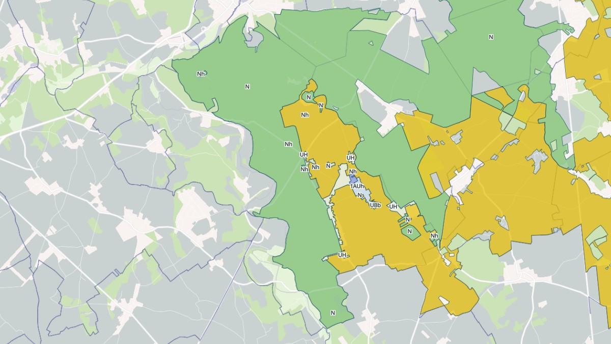 Aperçu cartographique de Les Ventes, centré sur la commune