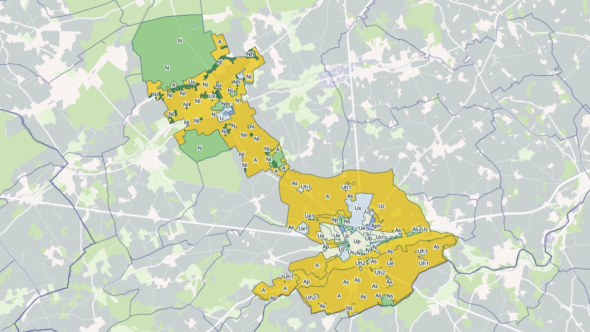 Aperçu cartographique de Verneuil d'Avre et d'Iton, centré sur la commune