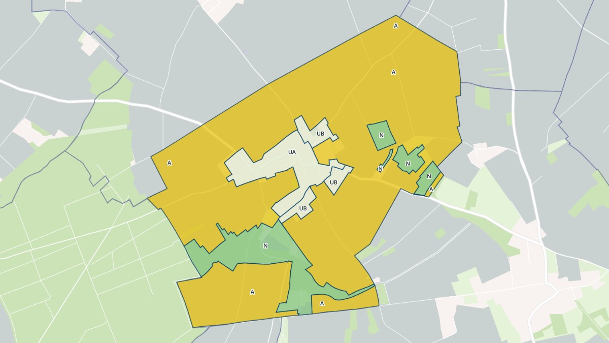 Aperçu cartographique de Villegats, centré sur la commune