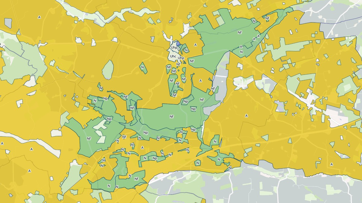 Aperçu cartographique de Beaumont-les-Autels, centré sur la commune