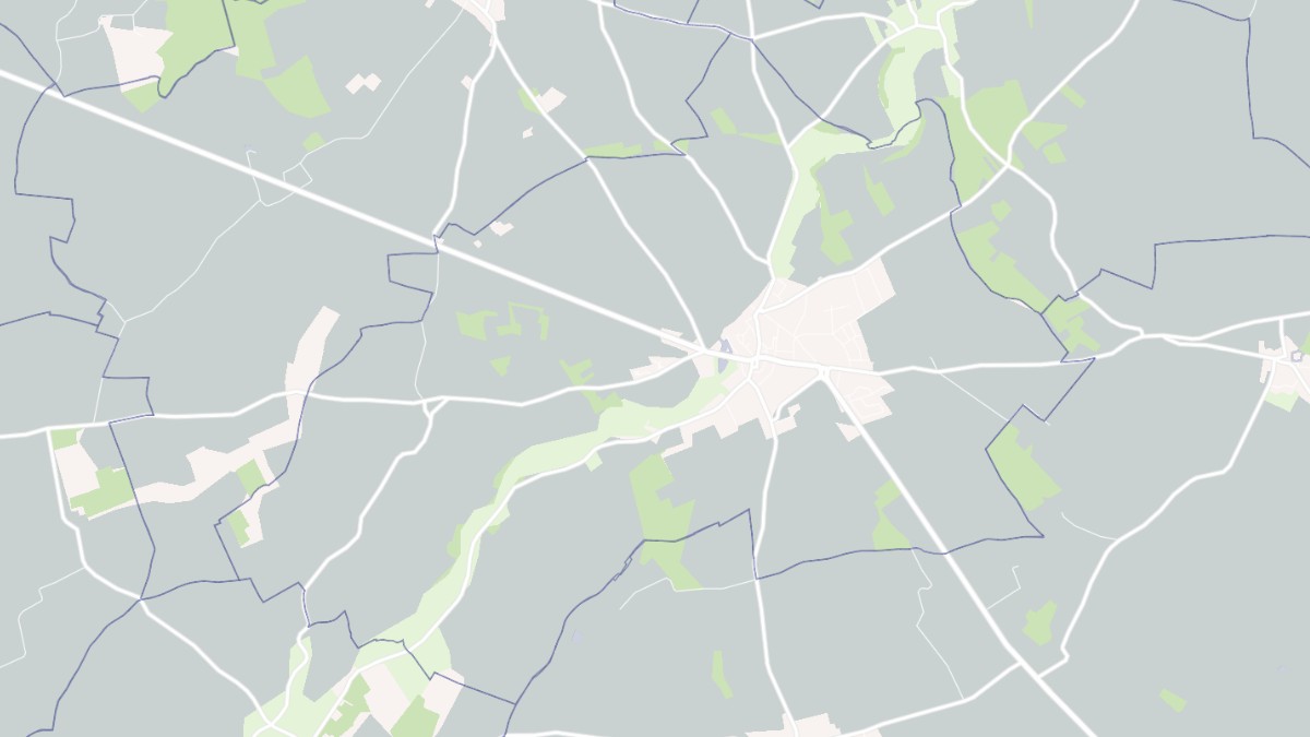 Aperçu cartographique de Brezolles, centré sur la commune