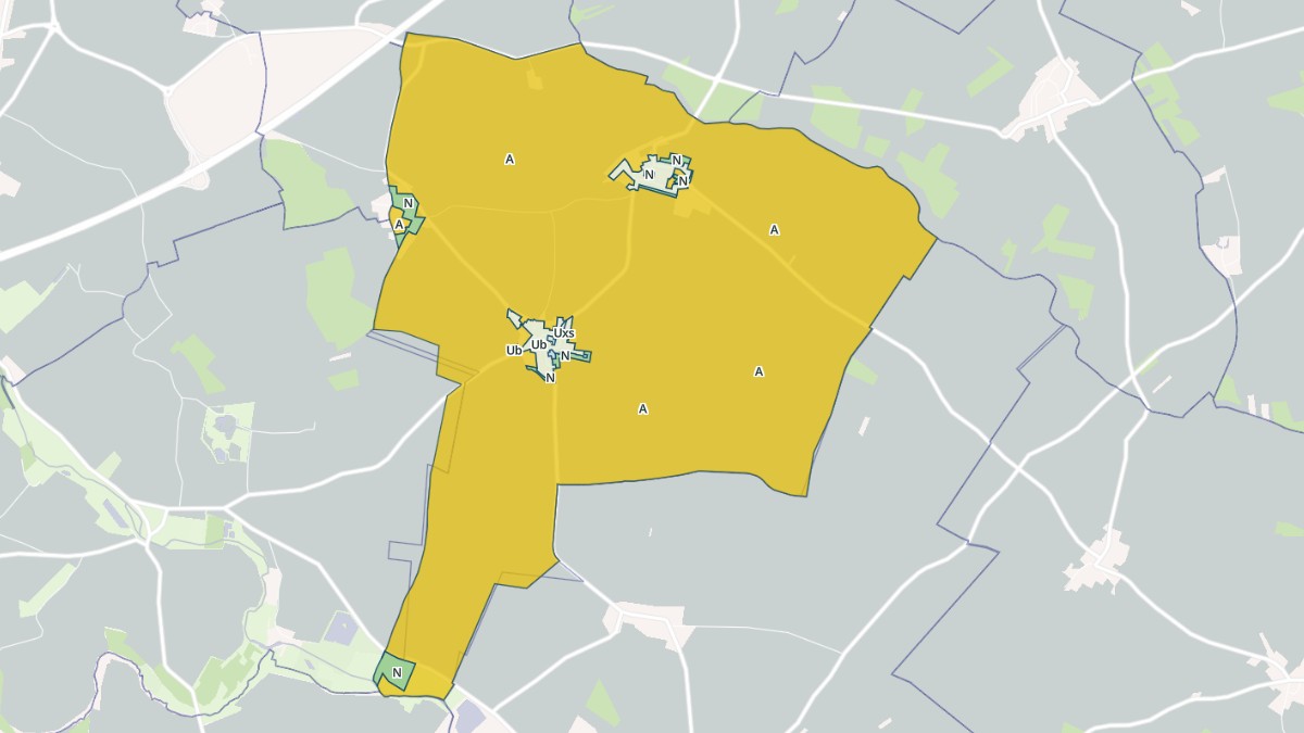 Aperçu cartographique de Charonville, centré sur la commune