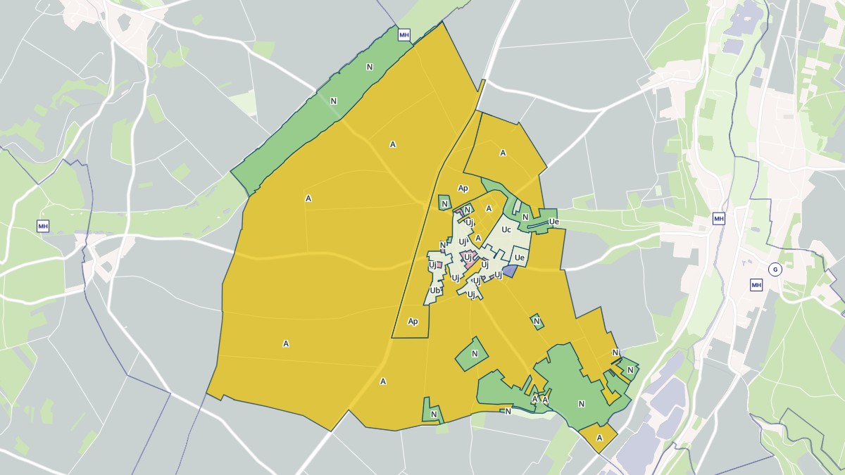Aperçu cartographique de Chartainvilliers, centré sur la commune