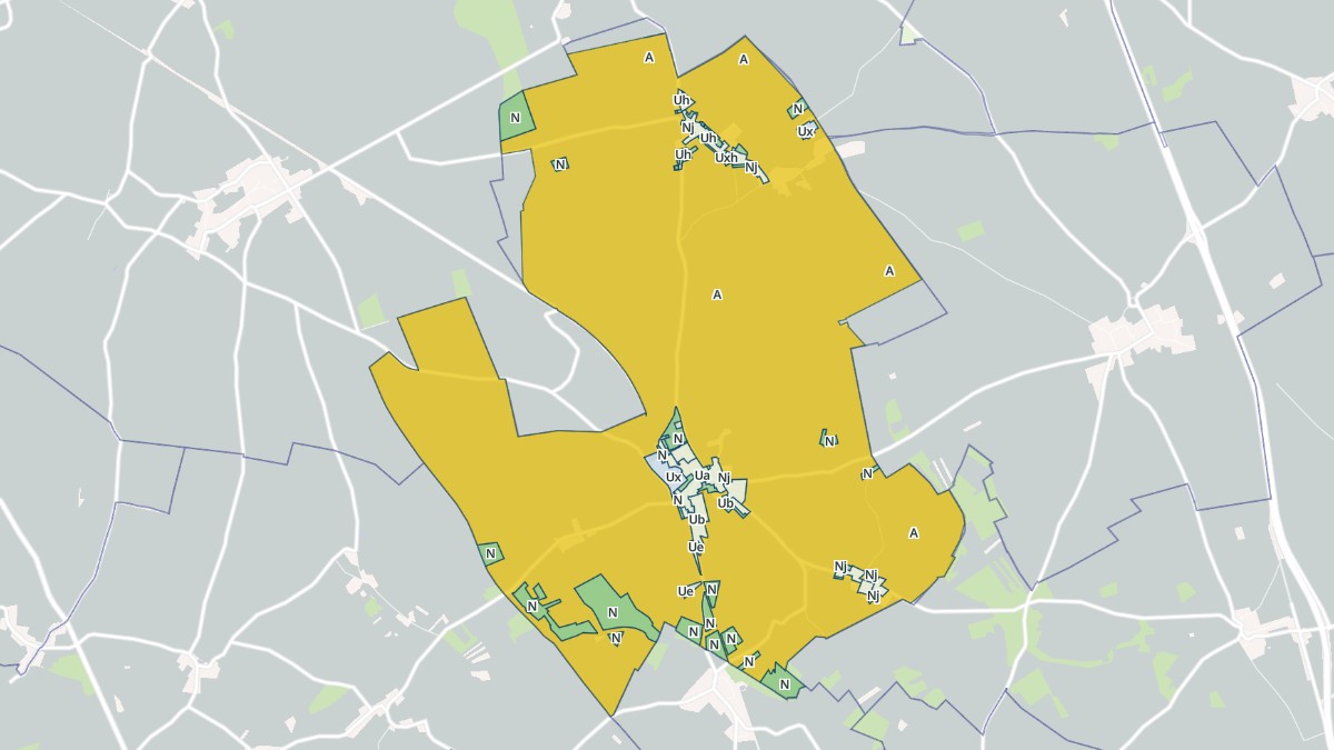 Aperçu cartographique de Clévilliers, centré sur la commune