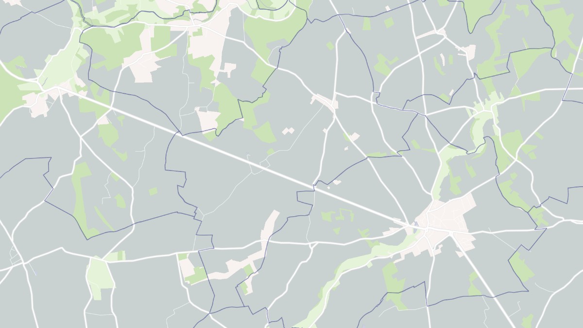 Aperçu cartographique de Fessanvilliers-Mattanvilliers, centré sur la commune