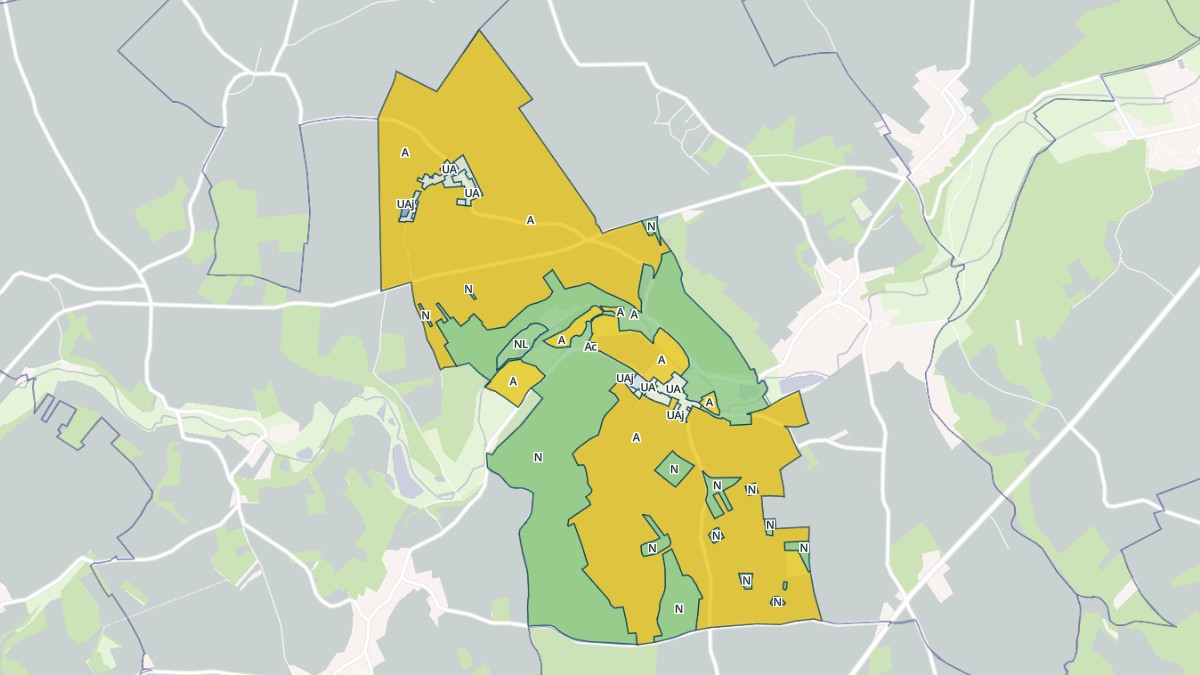 Aperçu cartographique de Fontaine-les-Ribouts, centré sur la commune