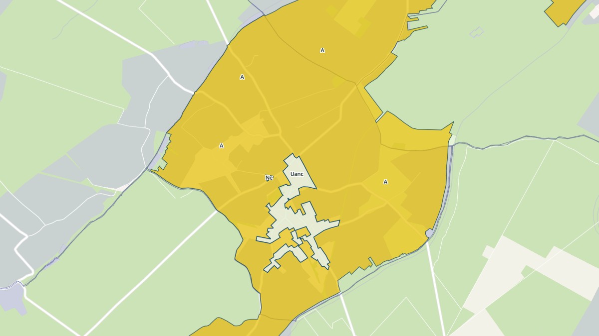 Aperçu cartographique de La Framboisière, centré sur la commune