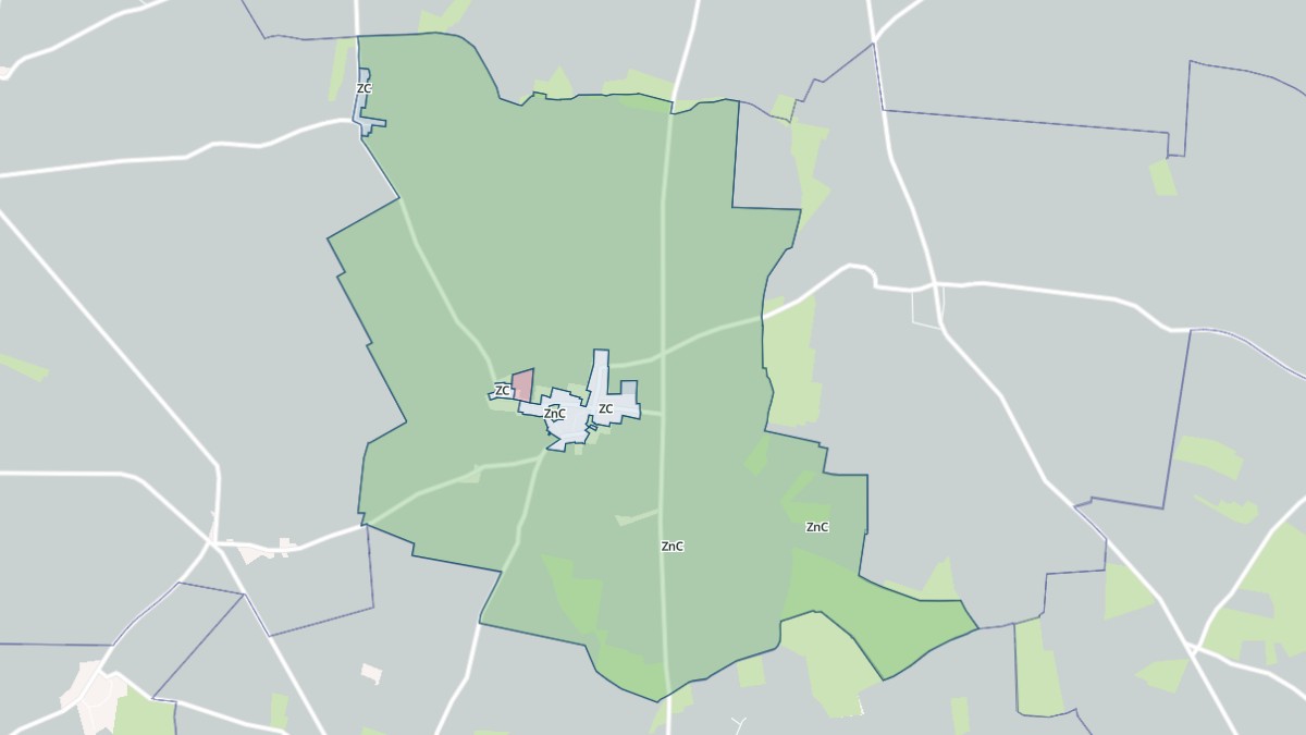 Aperçu cartographique de Fresnay-le-Comte, centré sur la commune