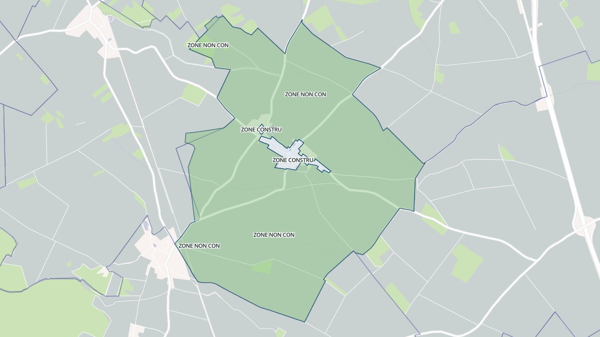 Aperçu cartographique de Fresnay-le-Gilmert, centré sur la commune