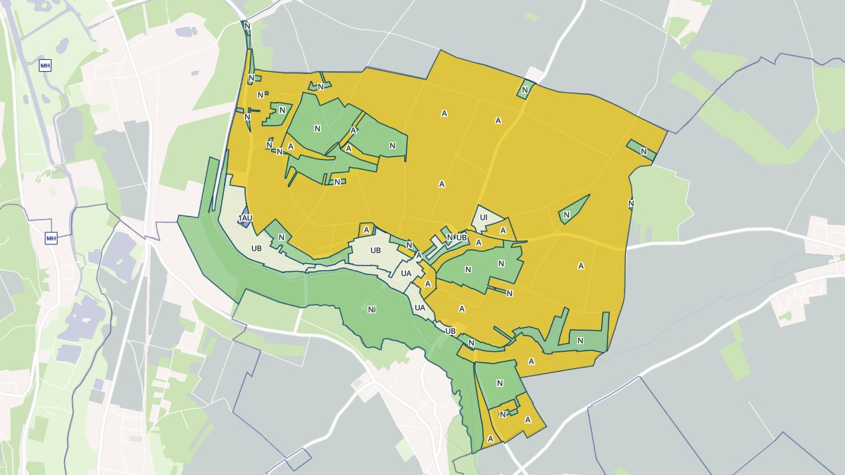 Aperçu cartographique de Houx, centré sur la commune