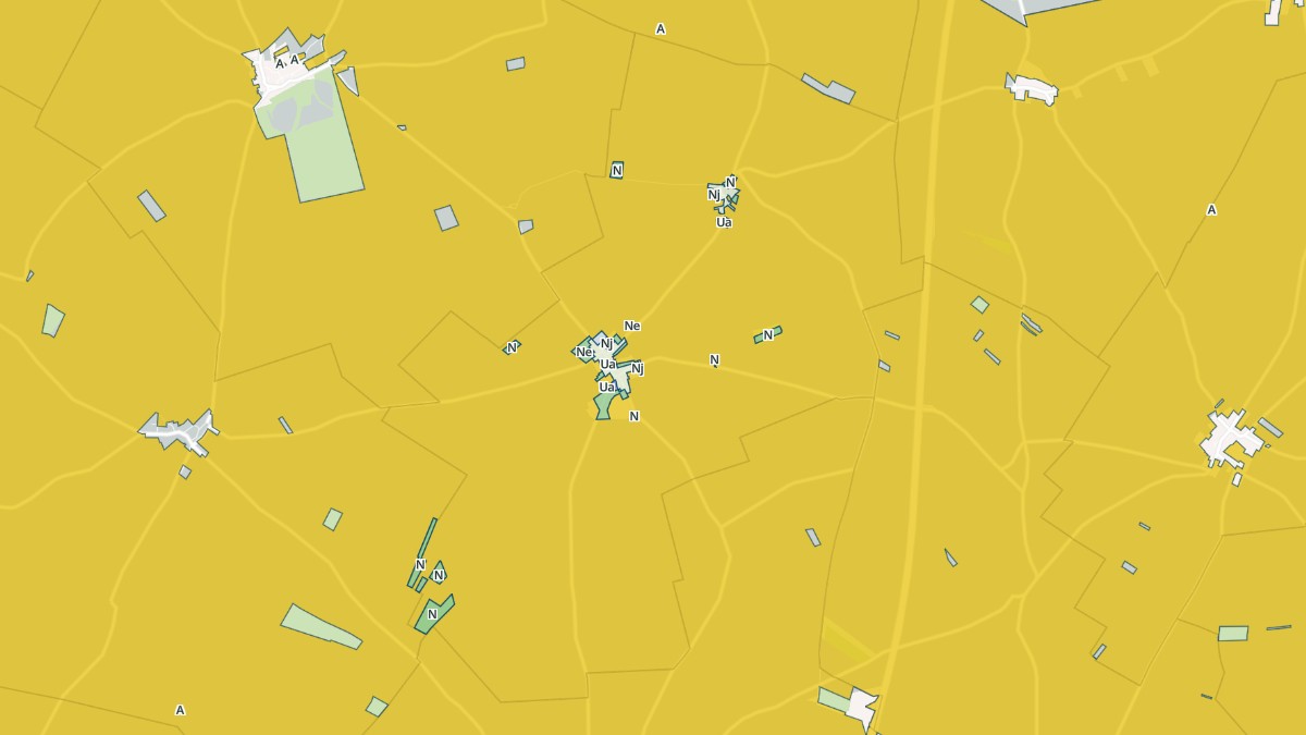 Aperçu cartographique de Levesville-la-Chenard, centré sur la commune