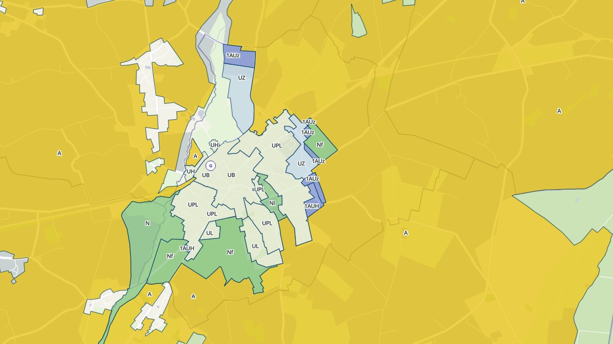 Aperçu cartographique de La Loupe, centré sur la commune