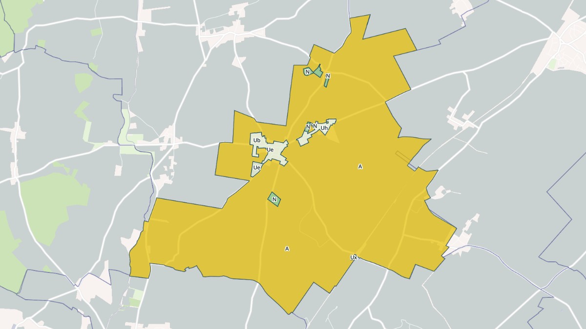 Aperçu cartographique de Magny, centré sur la commune