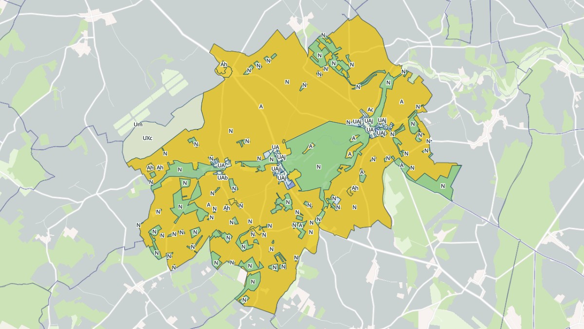 Aperçu cartographique de Maillebois, centré sur la commune