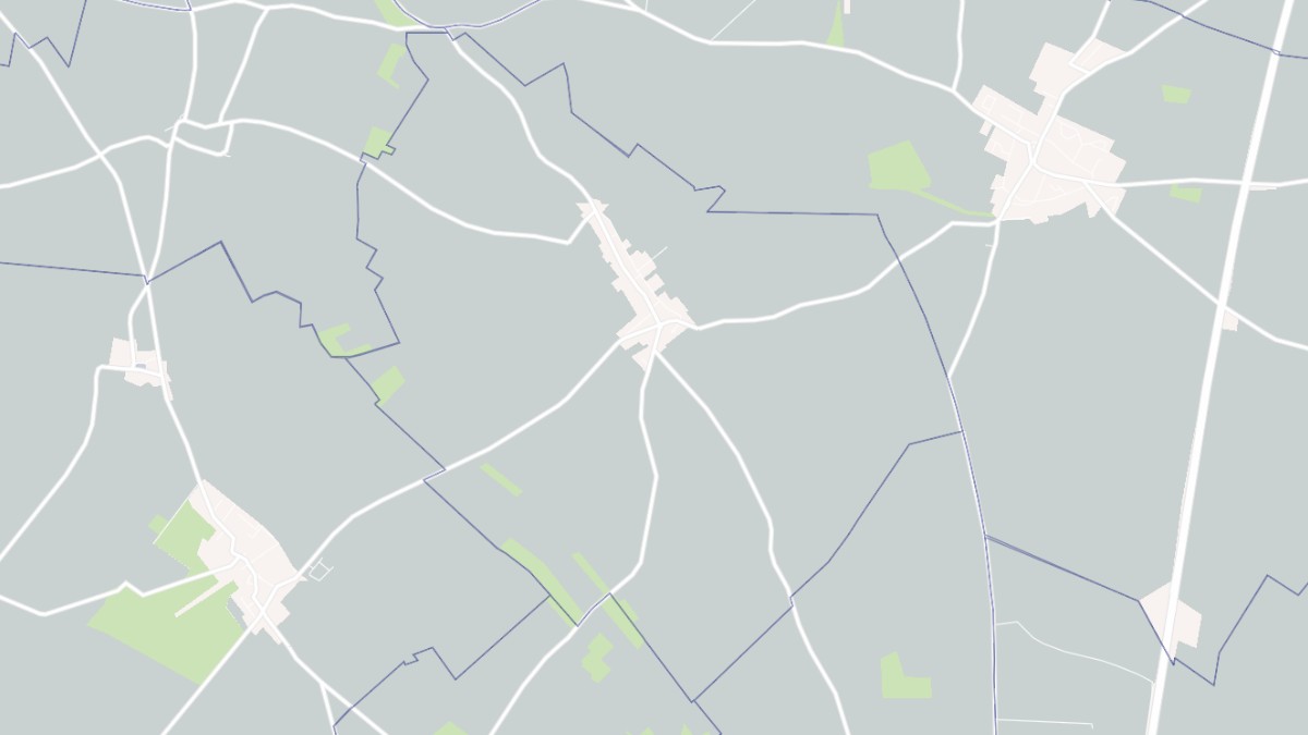 Aperçu cartographique de Maisons, centré sur la commune