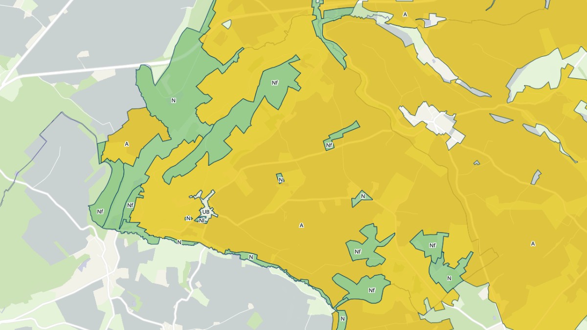Aperçu cartographique de Marolles-les-Buis, centré sur la commune