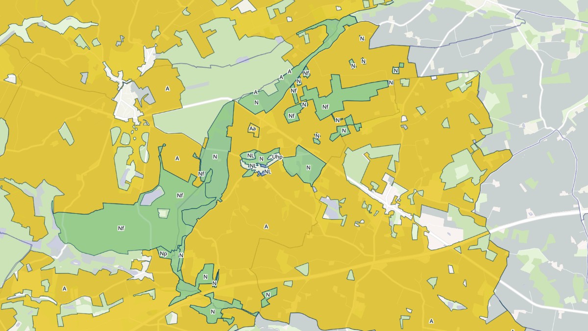Aperçu cartographique de Miermaigne, centré sur la commune