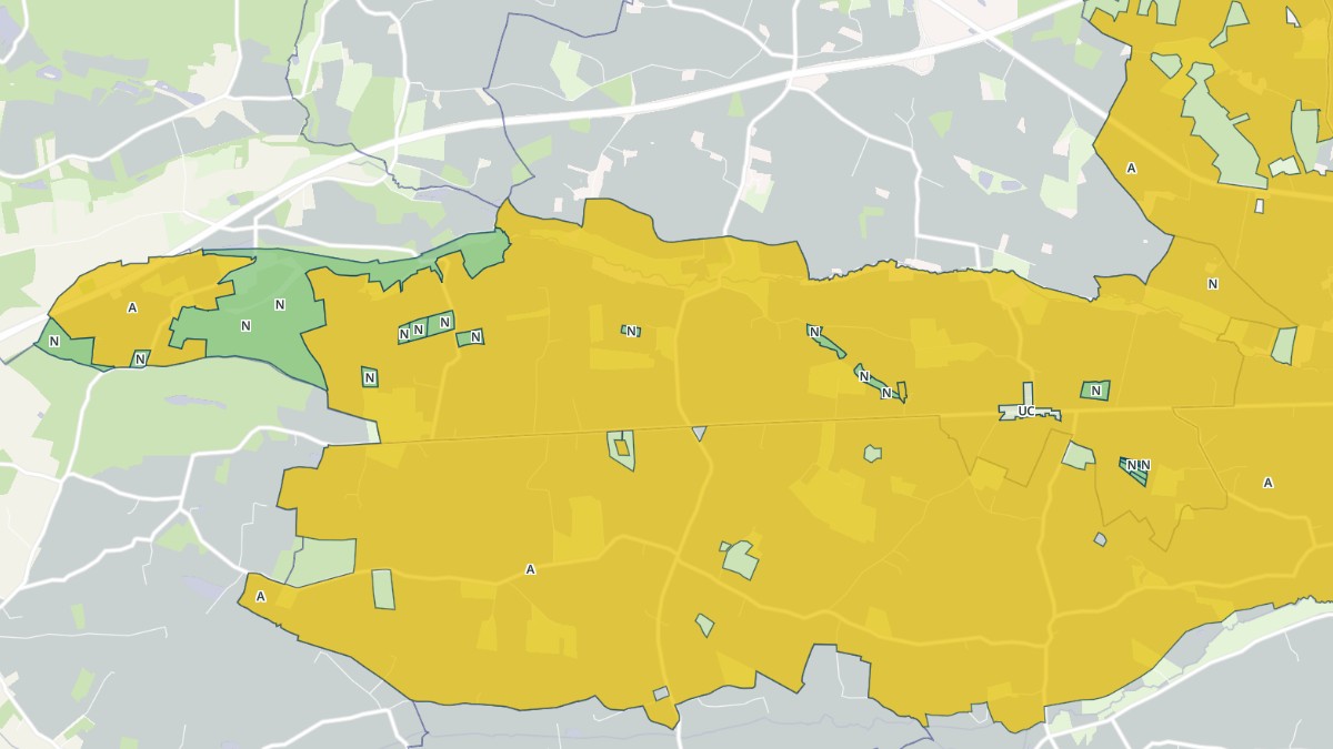 Aperçu cartographique de Moulhard, centré sur la commune