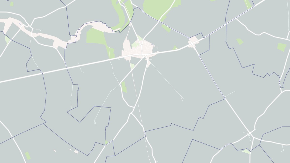 Aperçu cartographique de Orgères-en-Beauce, centré sur la commune