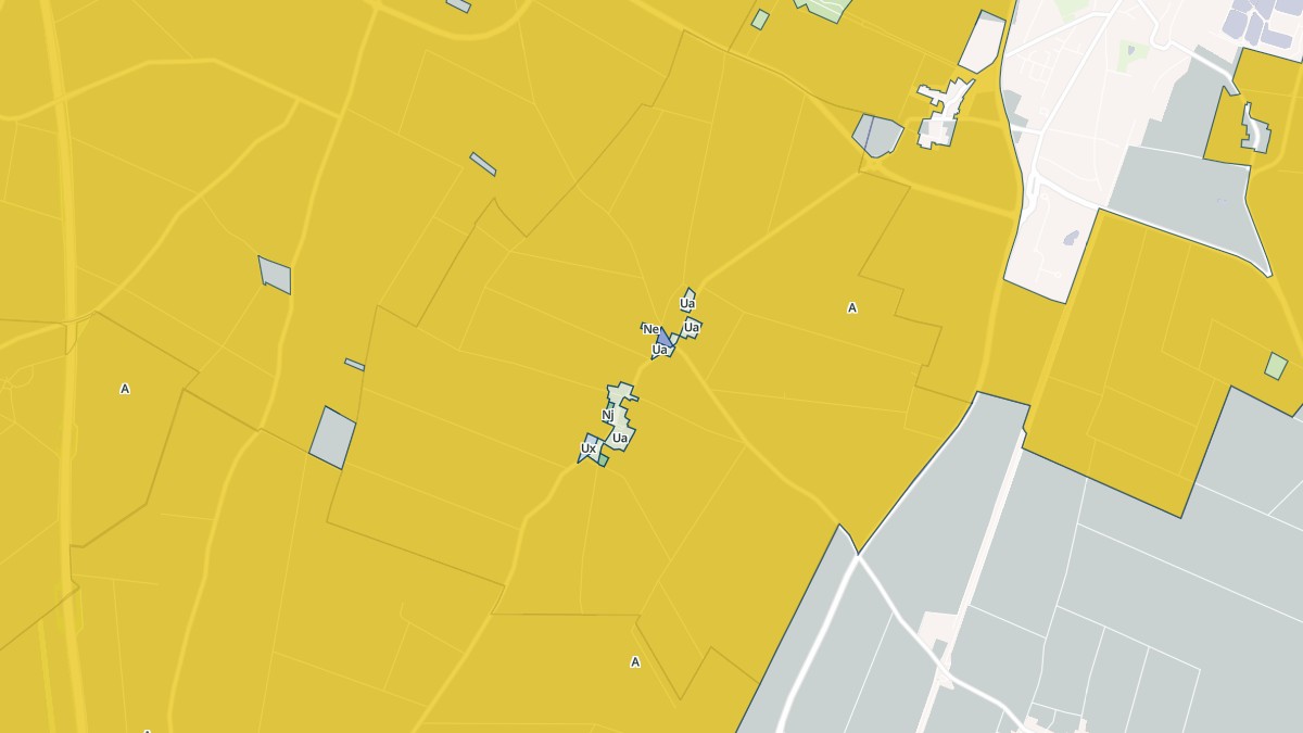 Aperçu cartographique de Poinville, centré sur la commune