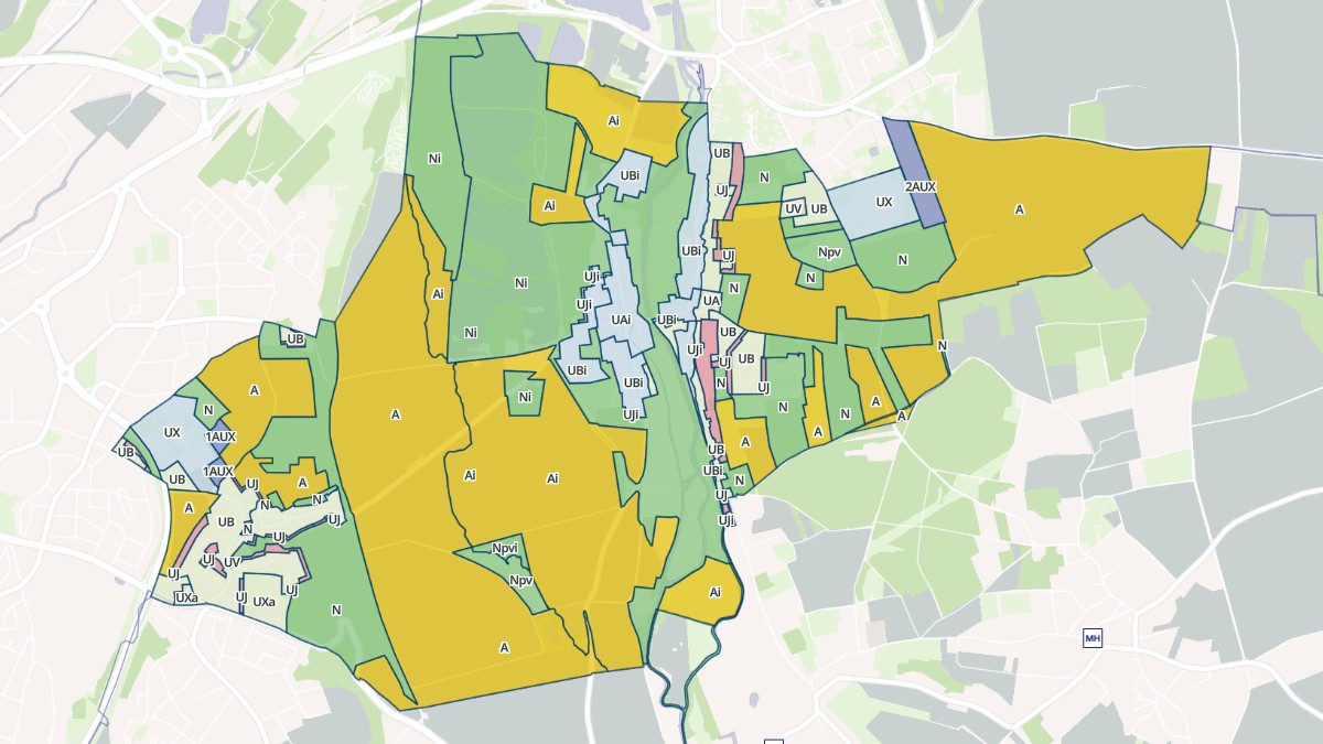 Aperçu cartographique de Sainte-Gemme-Moronval, centré sur la commune