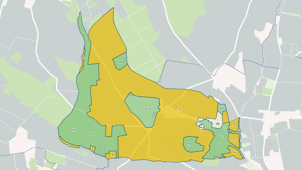 Aperçu cartographique de Saint-Éman, centré sur la commune
