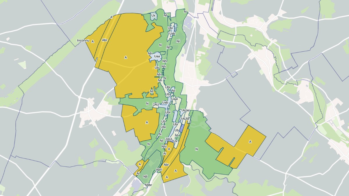 Aperçu cartographique de Saint-Piat, centré sur la commune