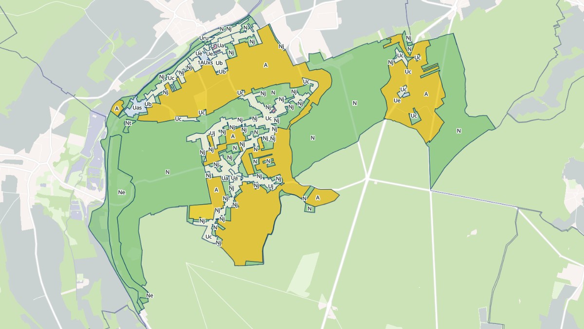 Aperçu cartographique de Sorel-Moussel, centré sur la commune