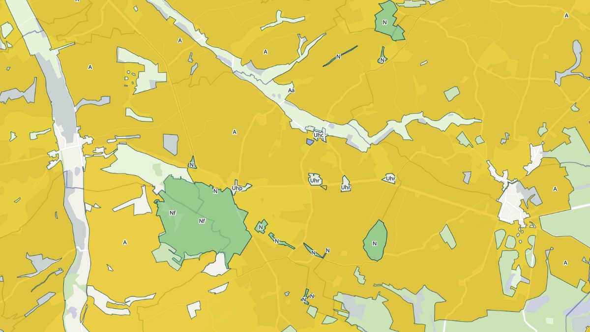 Aperçu cartographique de Vichères, centré sur la commune