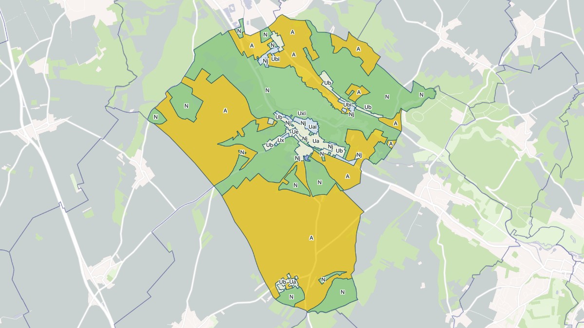 Aperçu cartographique de Villemeux-sur-Eure, centré sur la commune