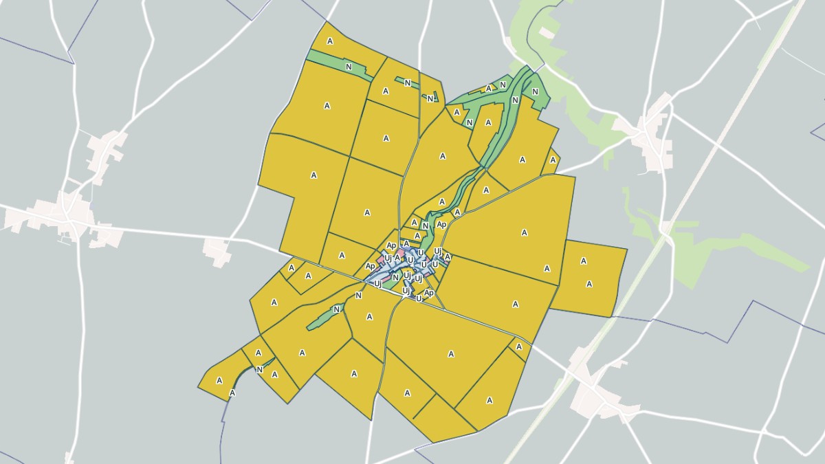 Aperçu cartographique de Voise, centré sur la commune