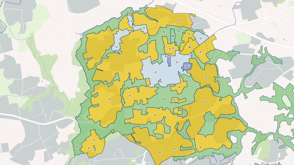 Aperçu cartographique de Baye, centré sur la commune