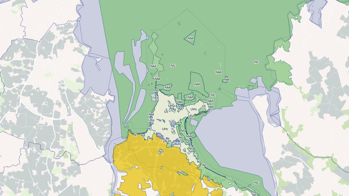 Aperçu cartographique de Carantec, centré sur la commune