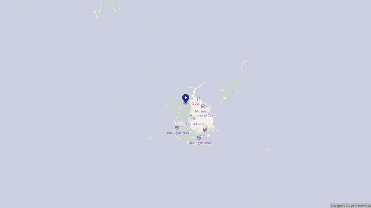 Aperçu cartographique de Île-Molène, centré sur la commune