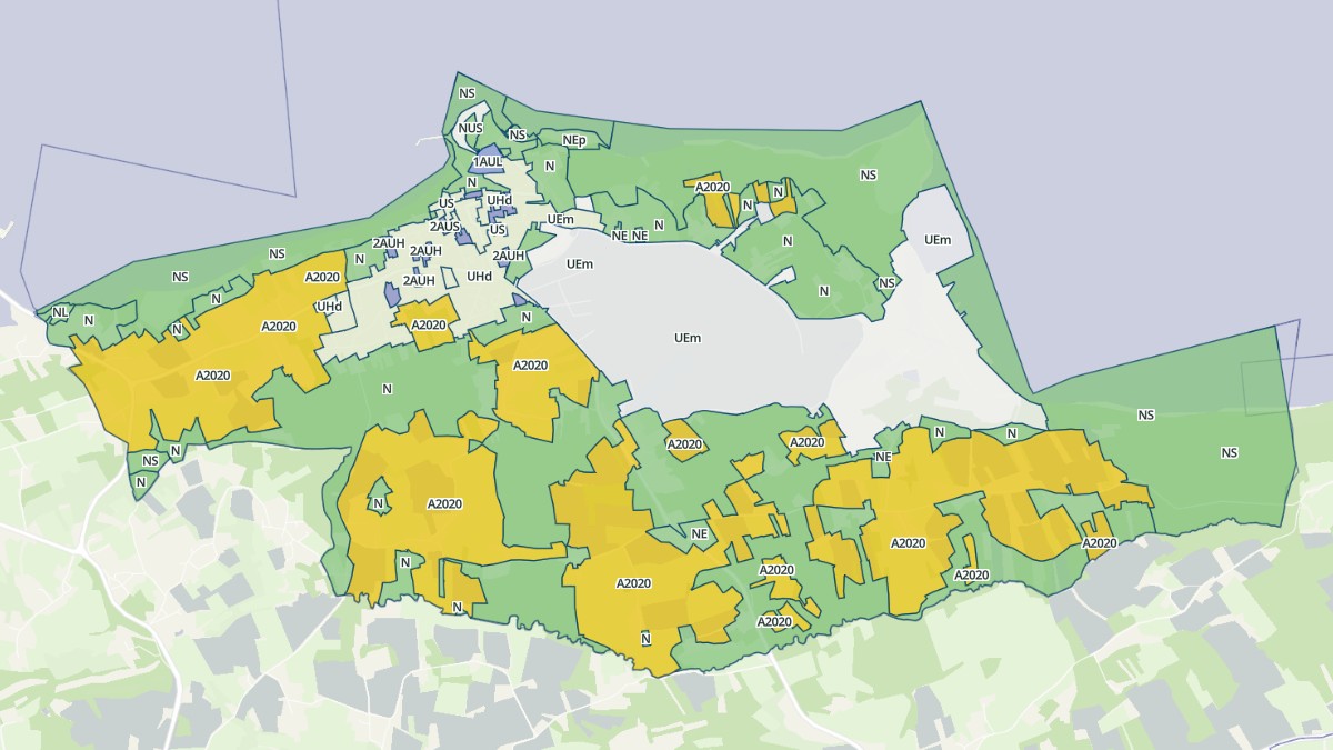 Aperçu cartographique de Lanvéoc, centré sur la commune