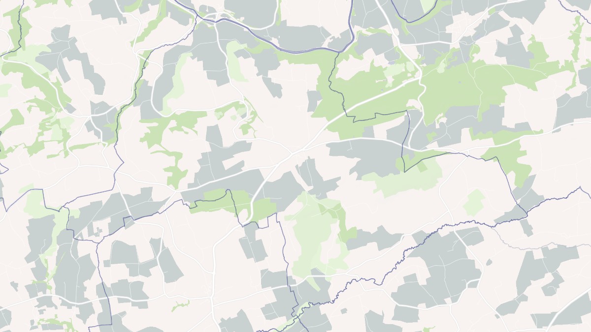 Aperçu cartographique de Laz, centré sur la commune