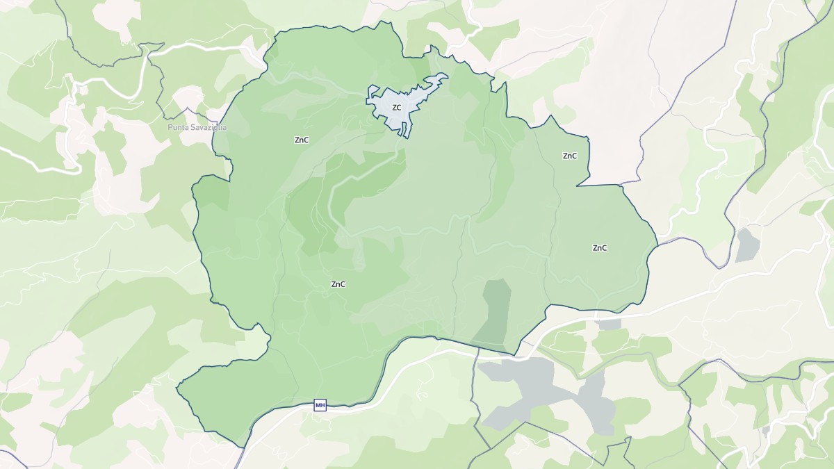 Aperçu cartographique de Arbellara, centré sur la commune