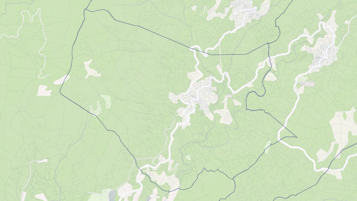 Aperçu cartographique de Campo, centré sur la commune