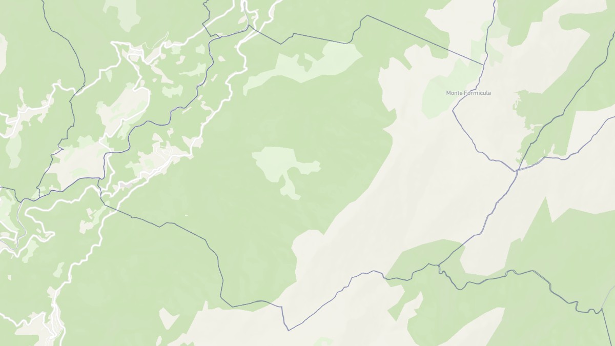 Aperçu cartographique de Cozzano, centré sur la commune