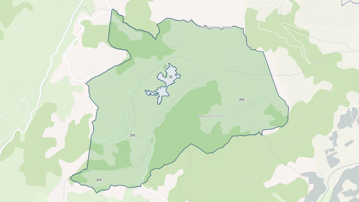Aperçu cartographique de Giuncheto, centré sur la commune