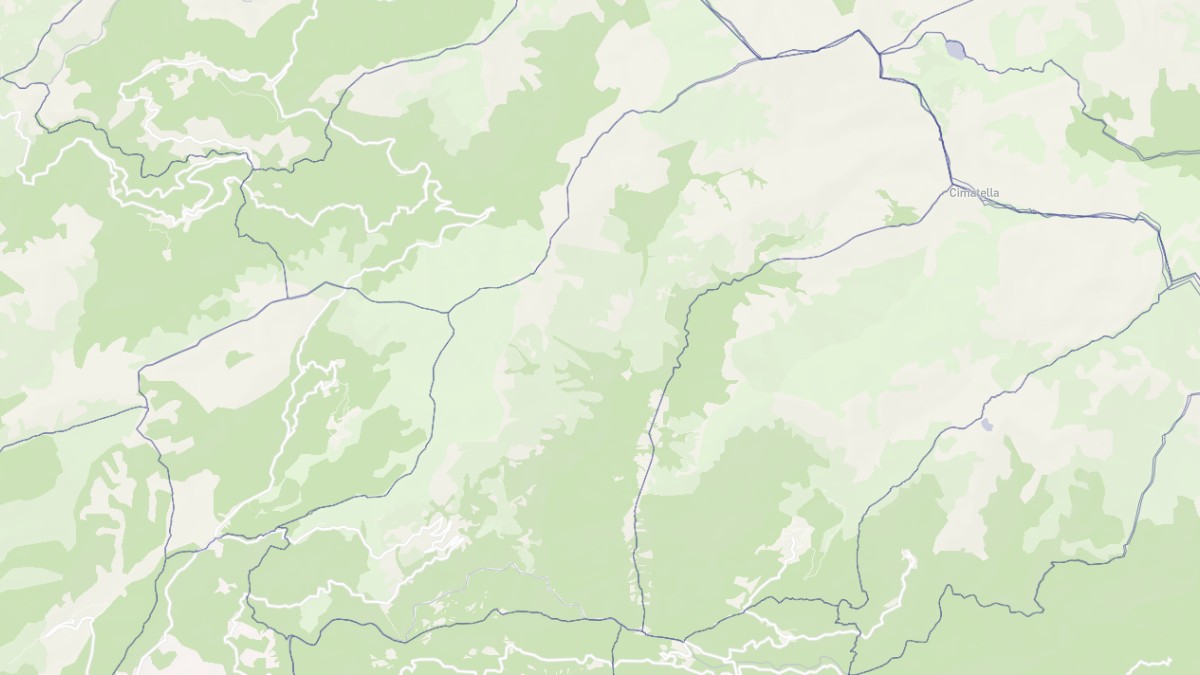 Aperçu cartographique de Letia, centré sur la commune