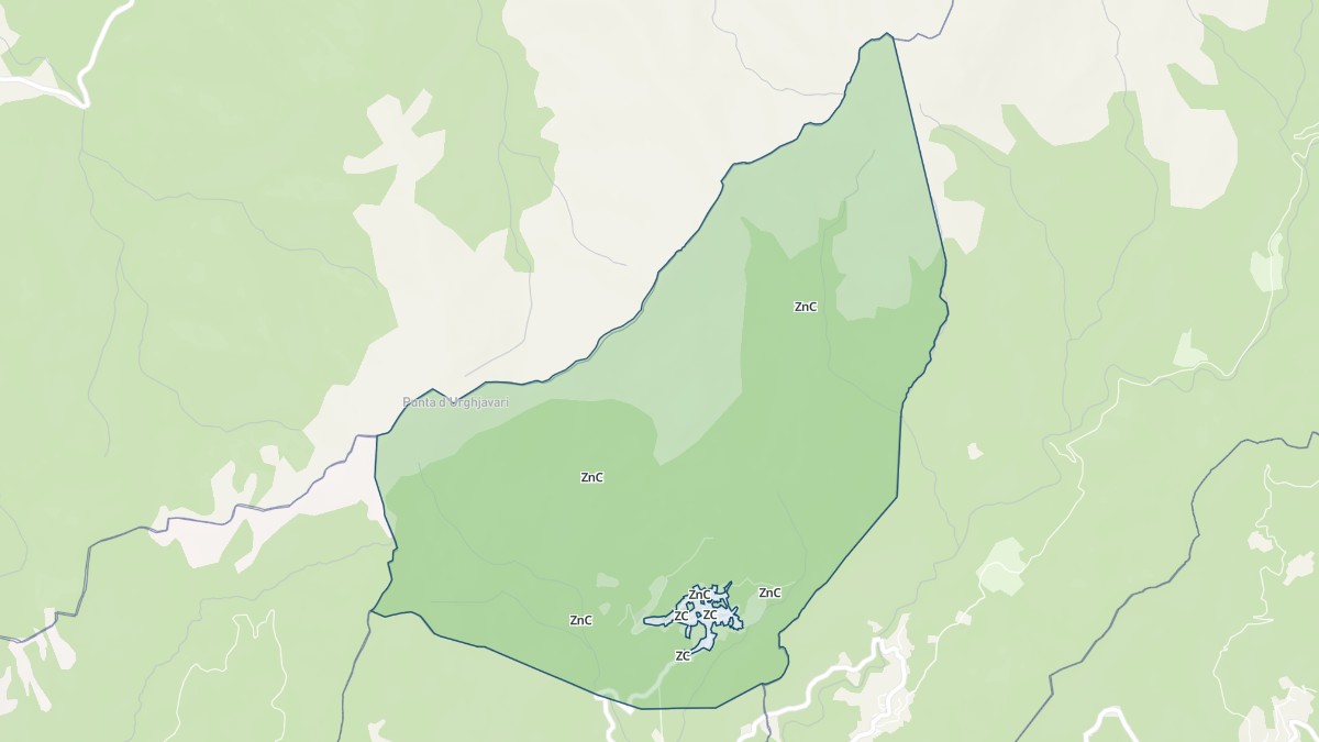 Aperçu cartographique de Quasquara, centré sur la commune