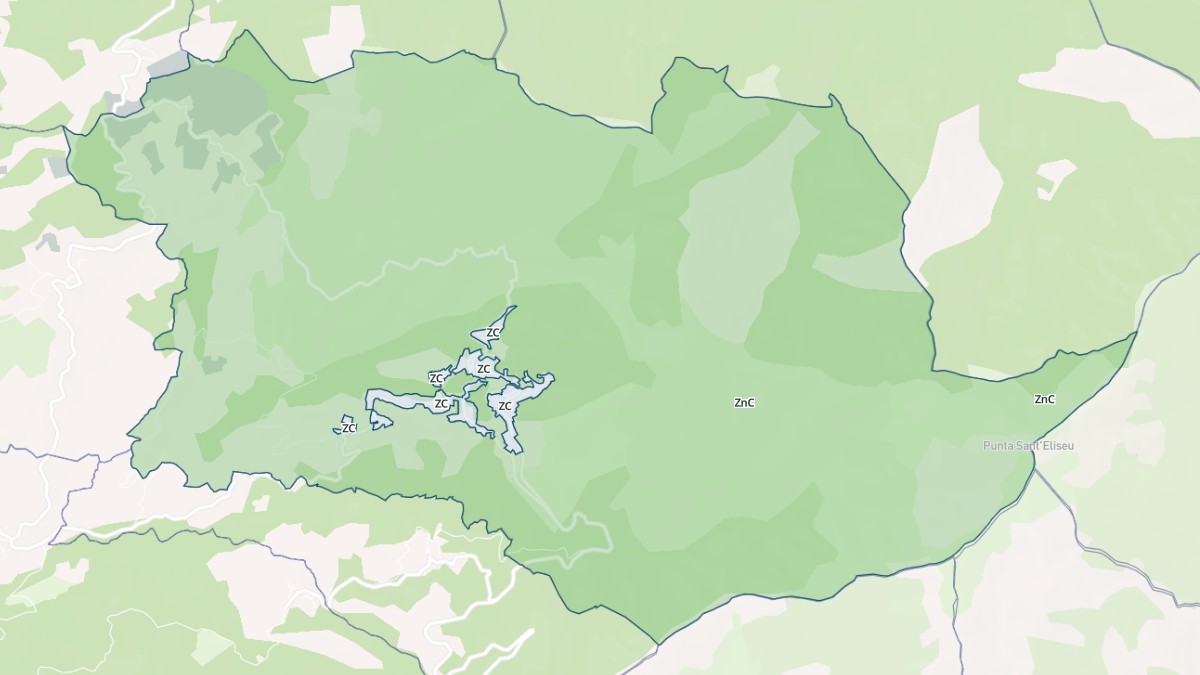 Aperçu cartographique de Sari-d'Orcino, centré sur la commune