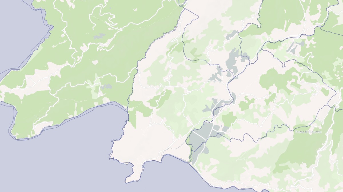 Aperçu cartographique de Serra-di-Ferro, centré sur la commune