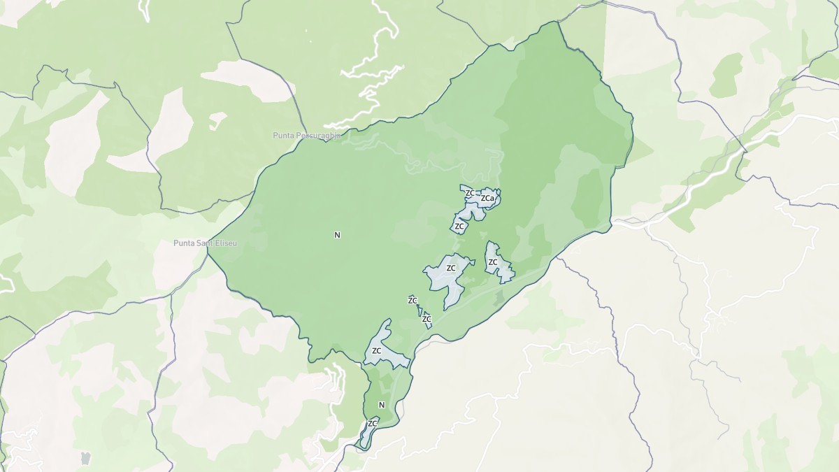Aperçu cartographique de Vero, centré sur la commune