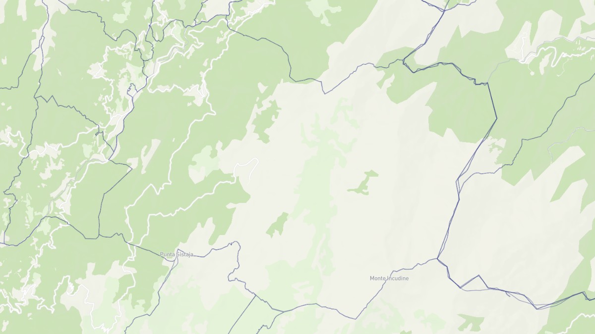Aperçu cartographique de Zicavo, centré sur la commune