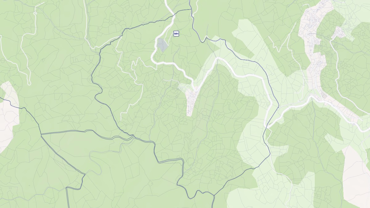 Aperçu cartographique de Ampriani, centré sur la commune